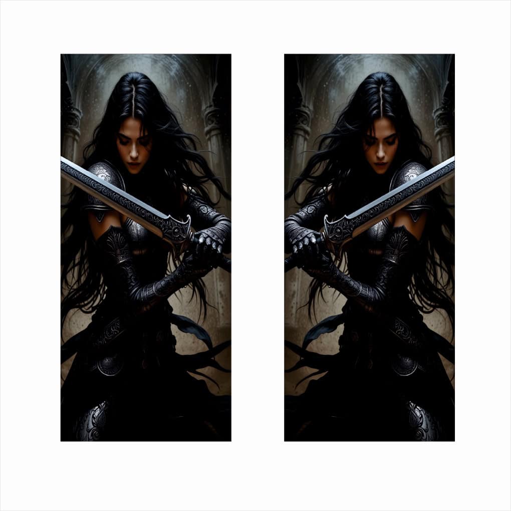 Set 2 stickere decorative pentru stalpii usilor, print autoadeziv de inalta rezolutie, dimensine 2 buc x 50 x 22 cm , cod: AVX-SSU-15 FAVLine Selection