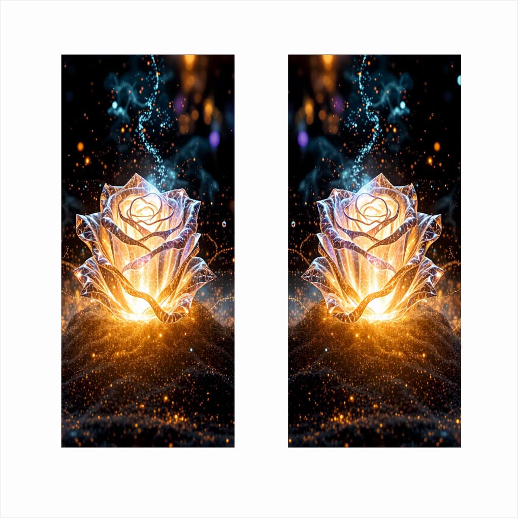 Set 2 stickere decorative pentru stalpii usilor, print autoadeziv de inalta rezolutie, dimensine 2 buc x 50 x 22 cm , cod: AVX-SSU-17 FAVLine Selection