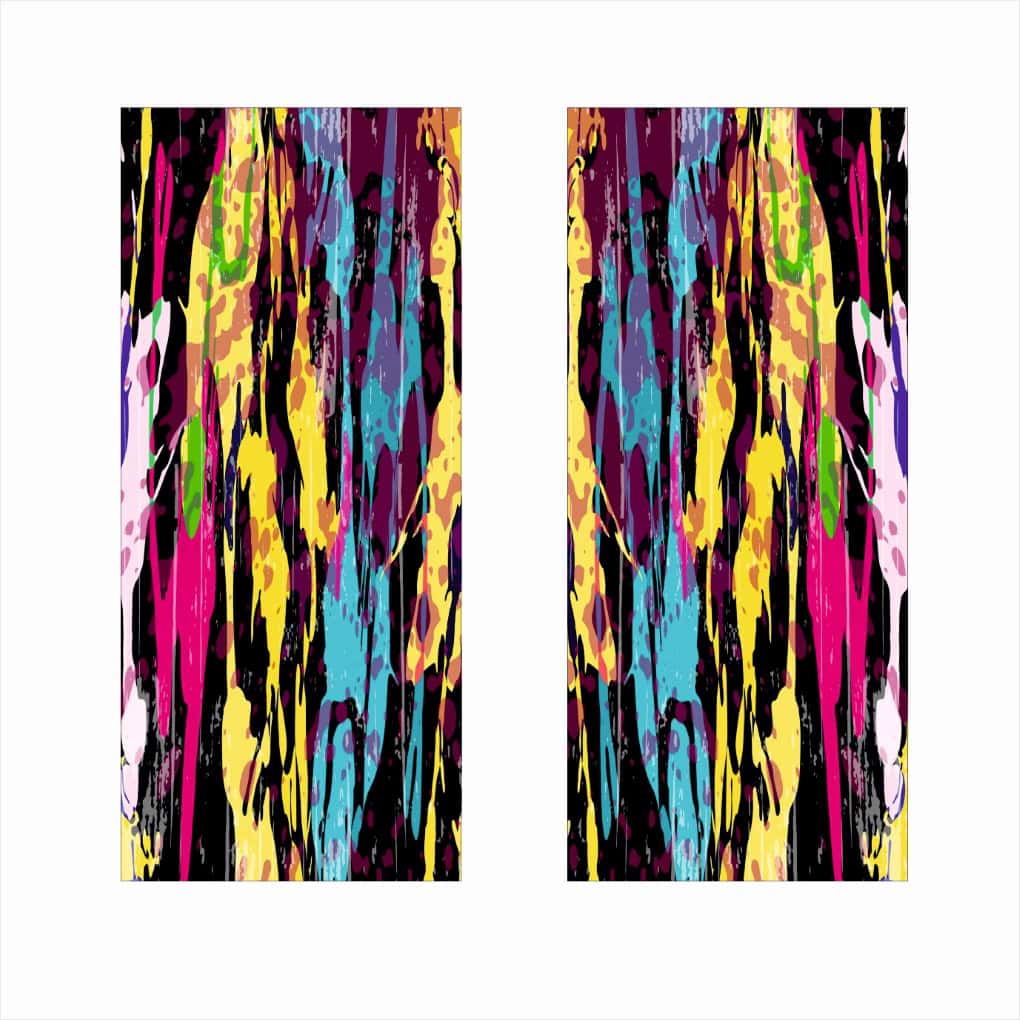 Set 2 stickere decorative pentru stalpii usilor, print autoadeziv de inalta rezolutie, dimensine 2 buc x 50 x 22 cm , cod: AVX-SSU-19 FAVLine Selection