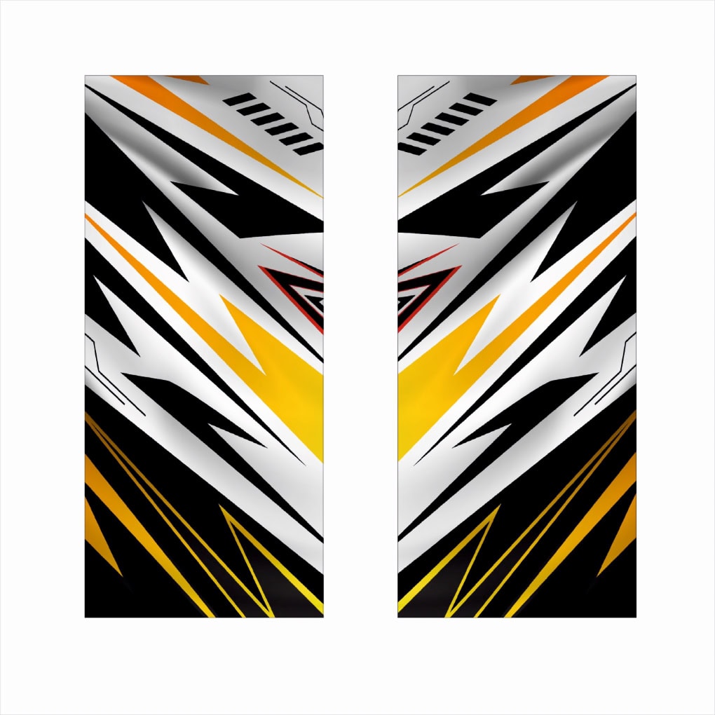 Set 2 stickere decorative pentru stalpii usilor, print autoadeziv de inalta rezolutie, dimensine 2 buc x 50 x 22 cm , cod: AVX-SSU-24 FAVLine Selection