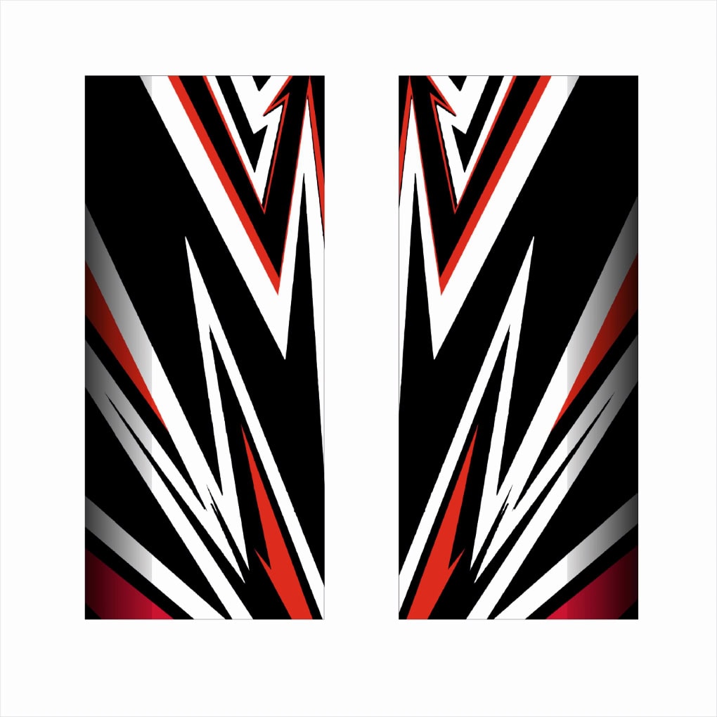 Set 2 stickere decorative pentru stalpii usilor, print autoadeziv de inalta rezolutie, dimensine 2 buc x 50 x 22 cm , cod: AVX-SSU-29 FAVLine Selection