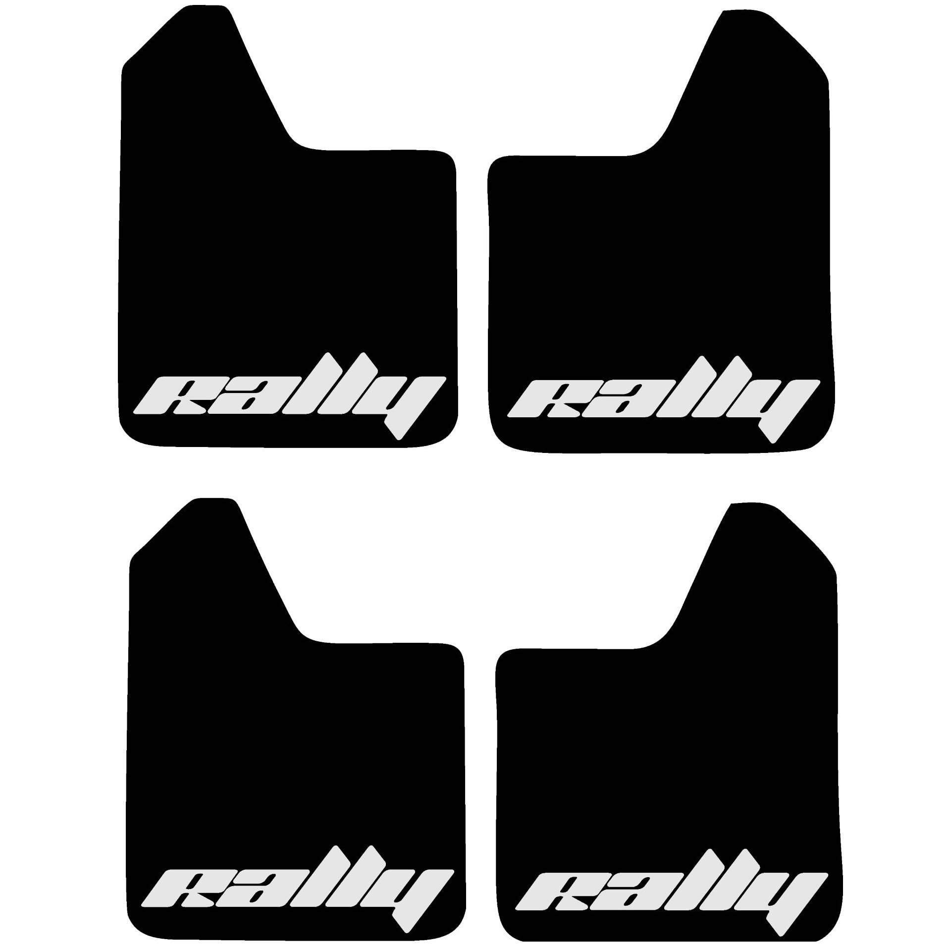 Set 4 Aparatori Noroi SPORT din cauciuc pentru autoturisme, universale, model Rally, dimensiune 30 x 23cm FAVLine Selection