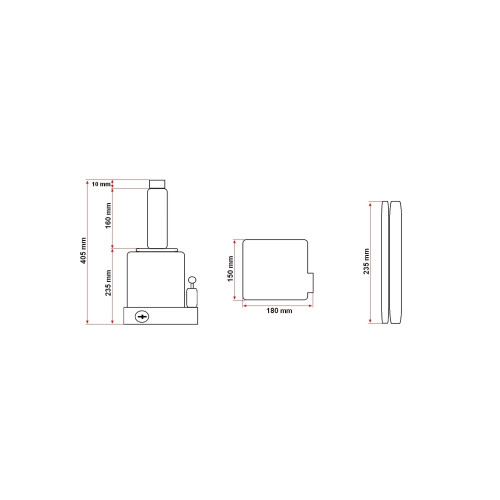 Cric hidraulic tip piston, sarcina maxima suportata 50T FAVLine Selection