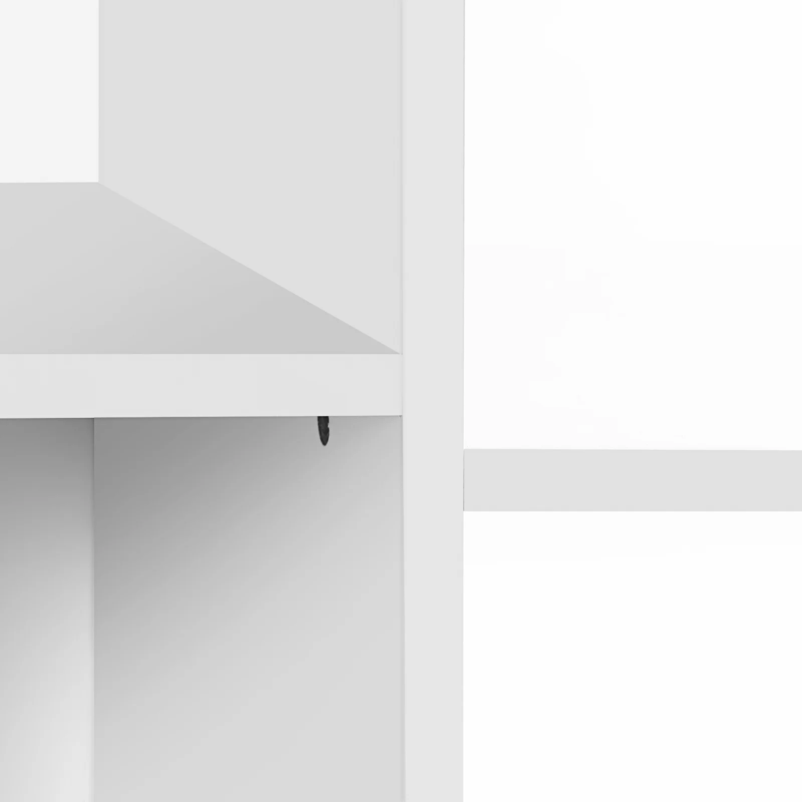 SONGMICS Organizator de jucarii si carti pentru copii, multifunctional cu 2 cutii de depozitare, 93x30x100cm, alb Household NewTrend