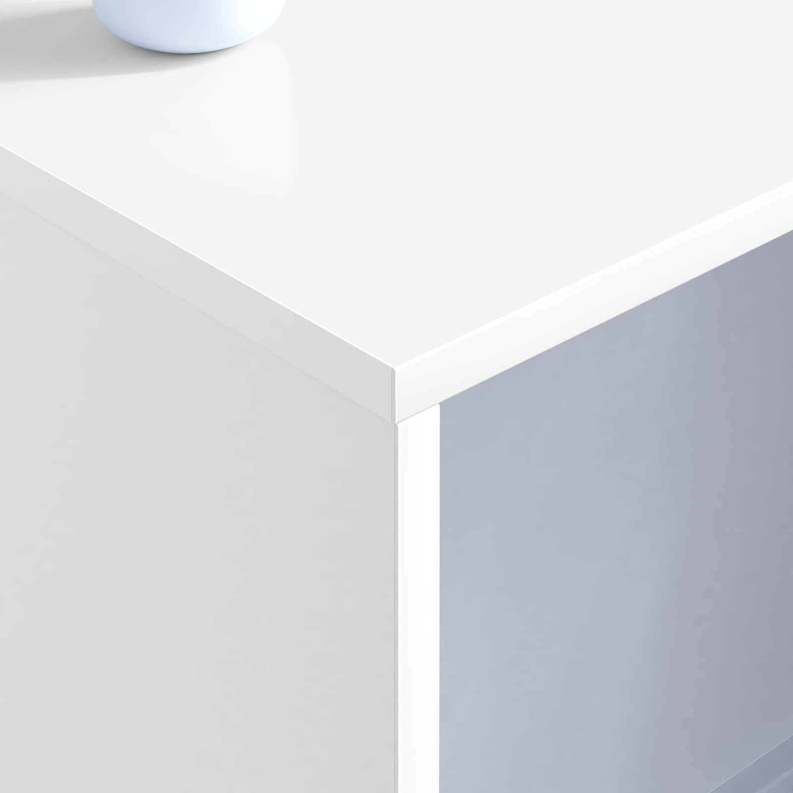 Birou montat pe perete Alb 100 x 45 x 30 cm Lemn compozit GartenMobel Dekor