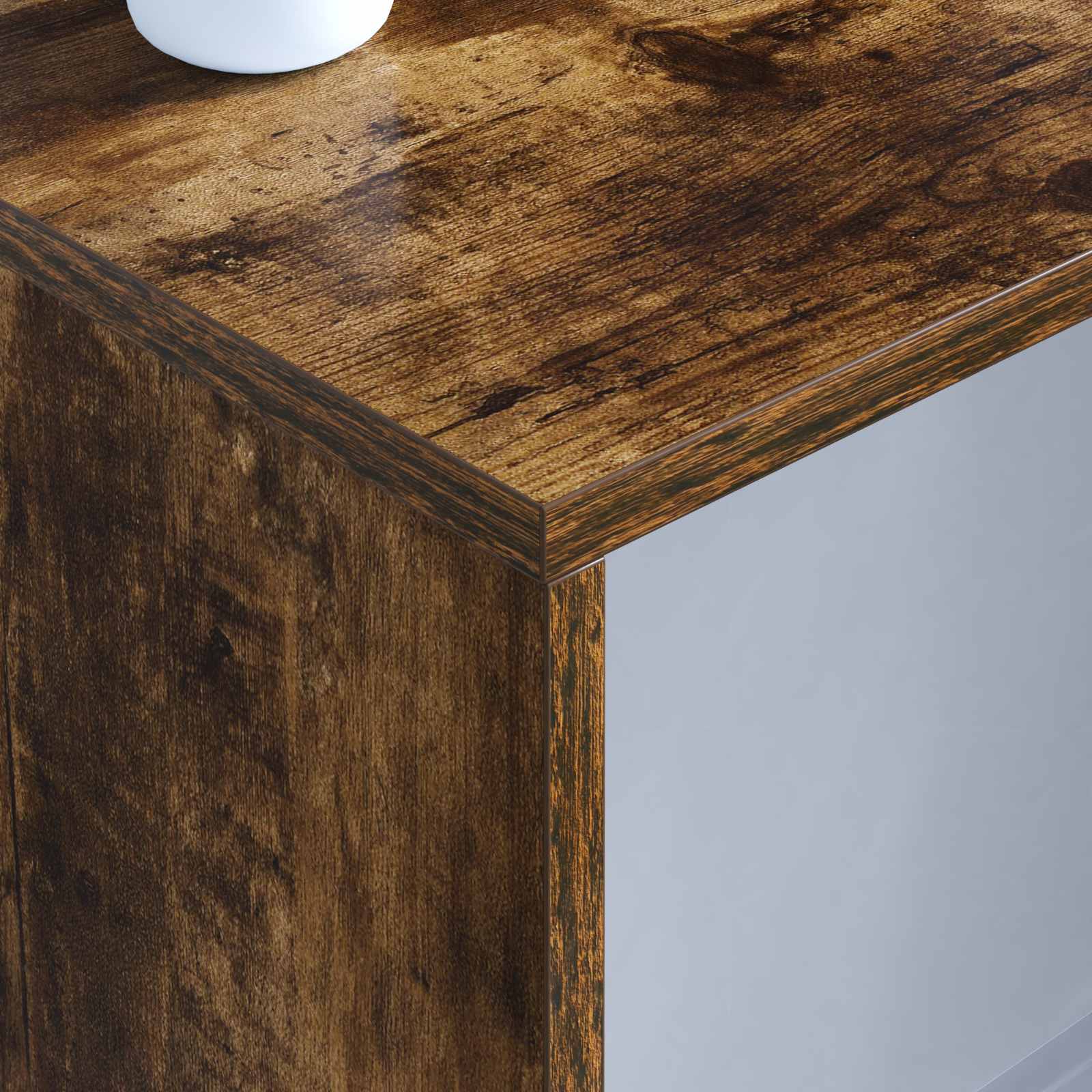 Birou montat pe perete Stejar fumuriu 100 x 45 x 30 cm GartenMobel Dekor