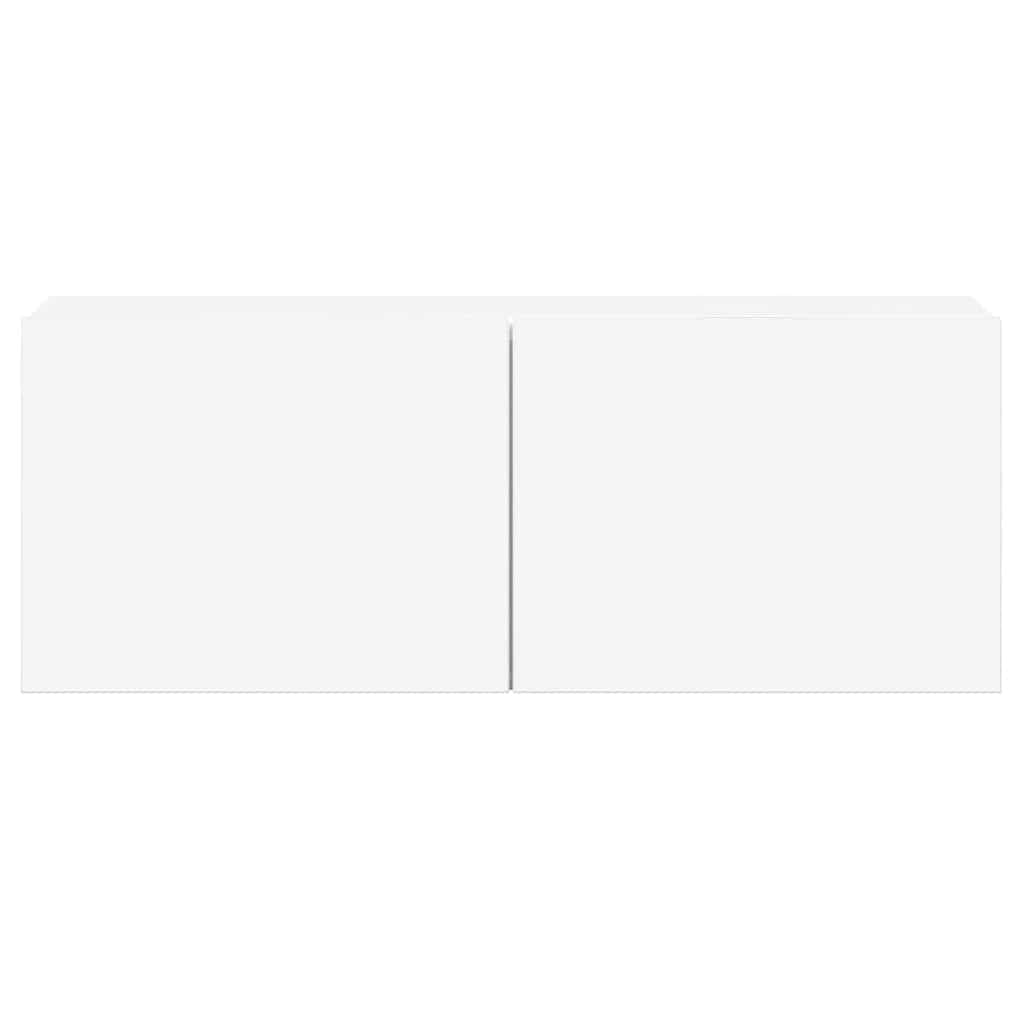 Set dulapuri TV, 5 piese, alb, lemn prelucrat GartenMobel Dekor