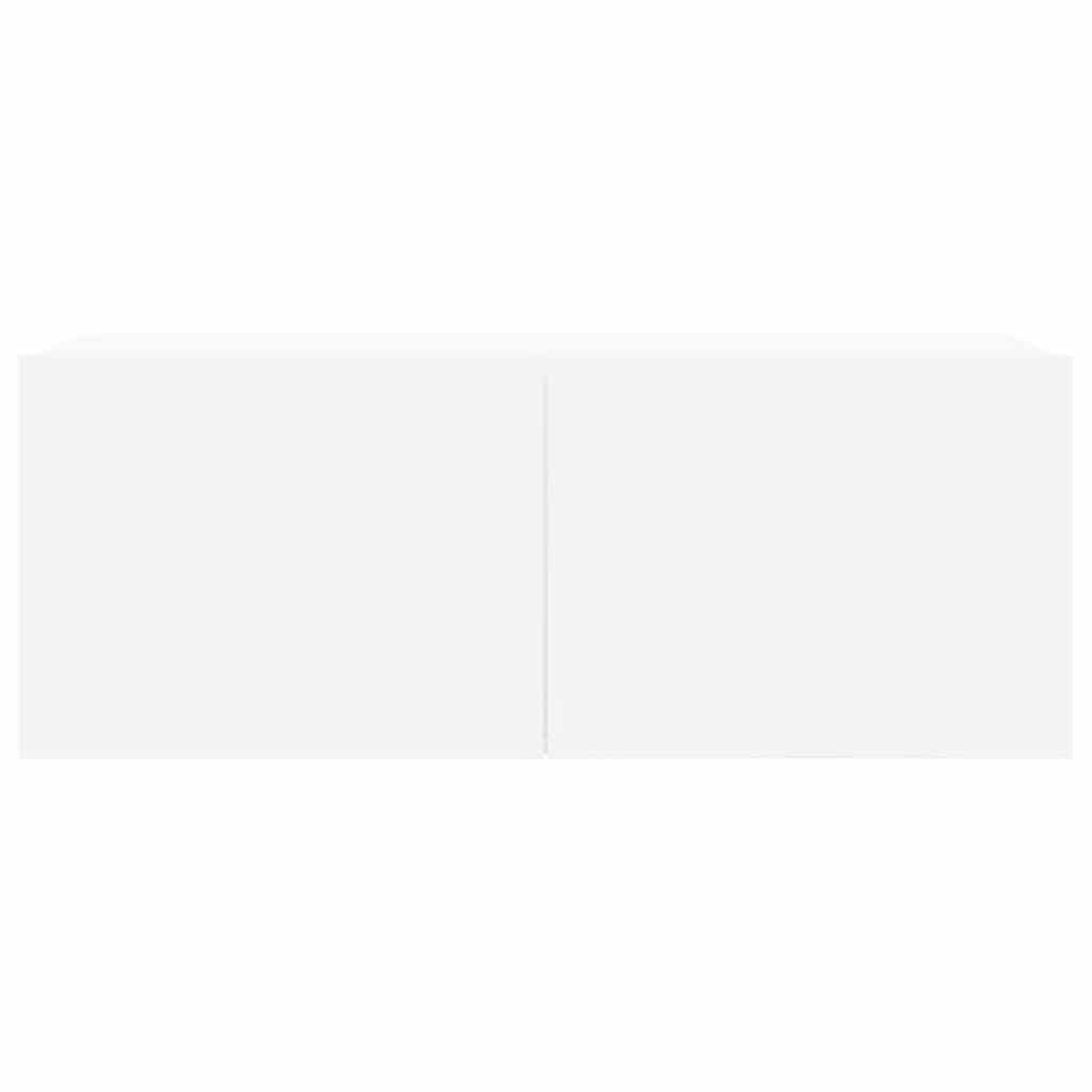 Set dulapuri TV, 8 piese, alb, lemn prelucrat GartenMobel Dekor