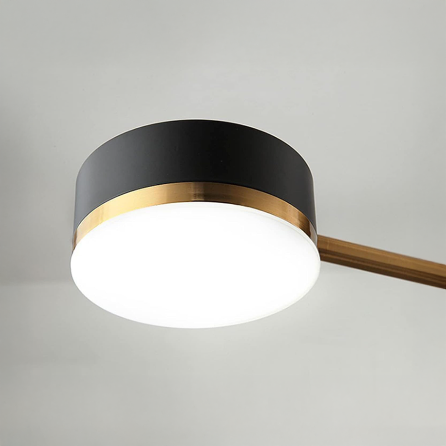 Lustra LED Palius 48W Negru, 4 Brate ModernLight Concept