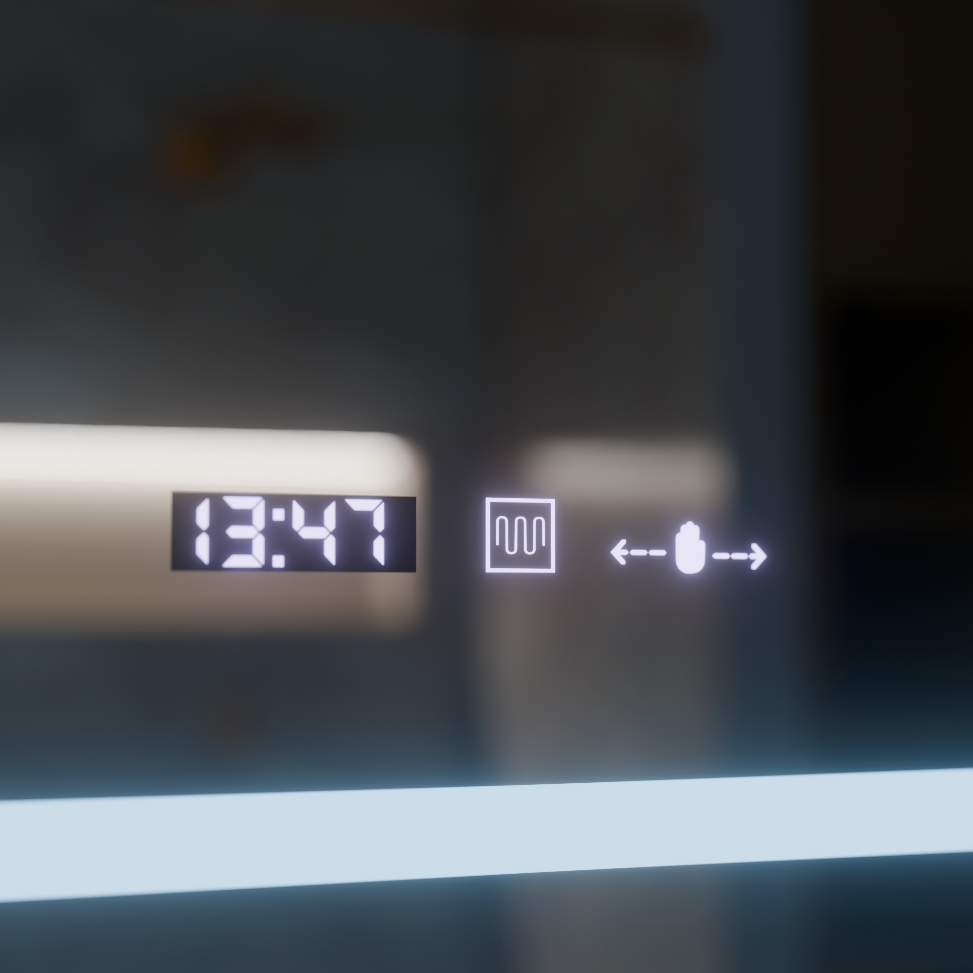 Oglinda LED Rectangulara, 160x80cm, Senzor MotionGlow Marcello, Sistem Dezaburire, Ceas & Termometru, Lupa Cosmetica, Dimabila ModernLight Concept