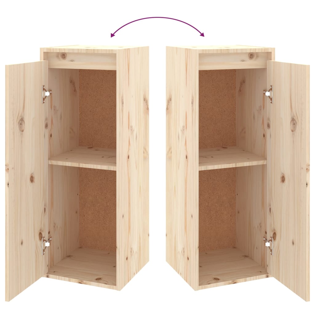 Comode TV, 3 buc., lemn masiv de pin GartenMobel Dekor