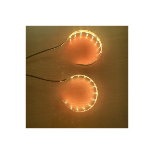 Led devil eyes LED RGB magic color pentru lupe far Control cu aplicatie pe telefon Voltaj 12V Cod: OSR-RGB-02APP Automotive TrustedCars