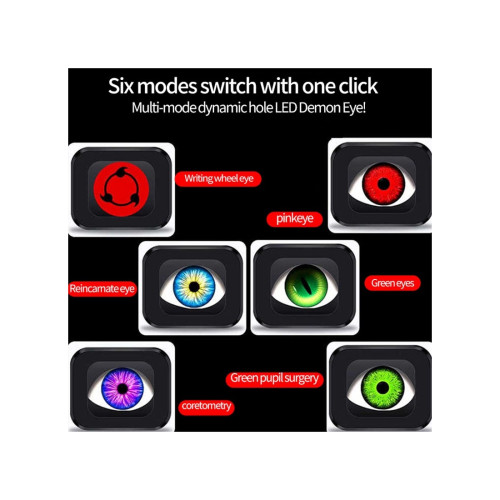 Proiectoare LED Devil Eyes cu telecomanda 6 modele selectabile 2 inch Cod: HH-DVL2 Automotive TrustedCars