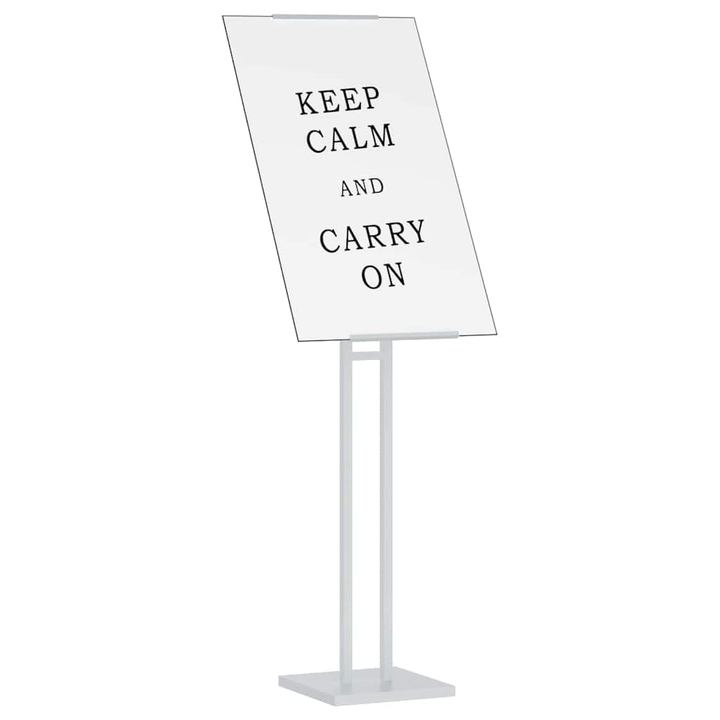 Panouri pentru Târguri 2 pcs Alb 26.5 x 26.5 x 127 cm Fier GartenMobel Dekor