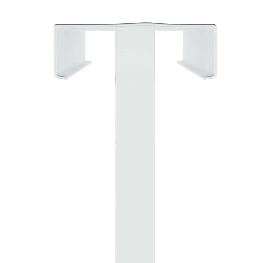 Panouri pentru Târguri 2 pcs Alb 30 x 24 x 208 cm Fier GartenMobel Dekor