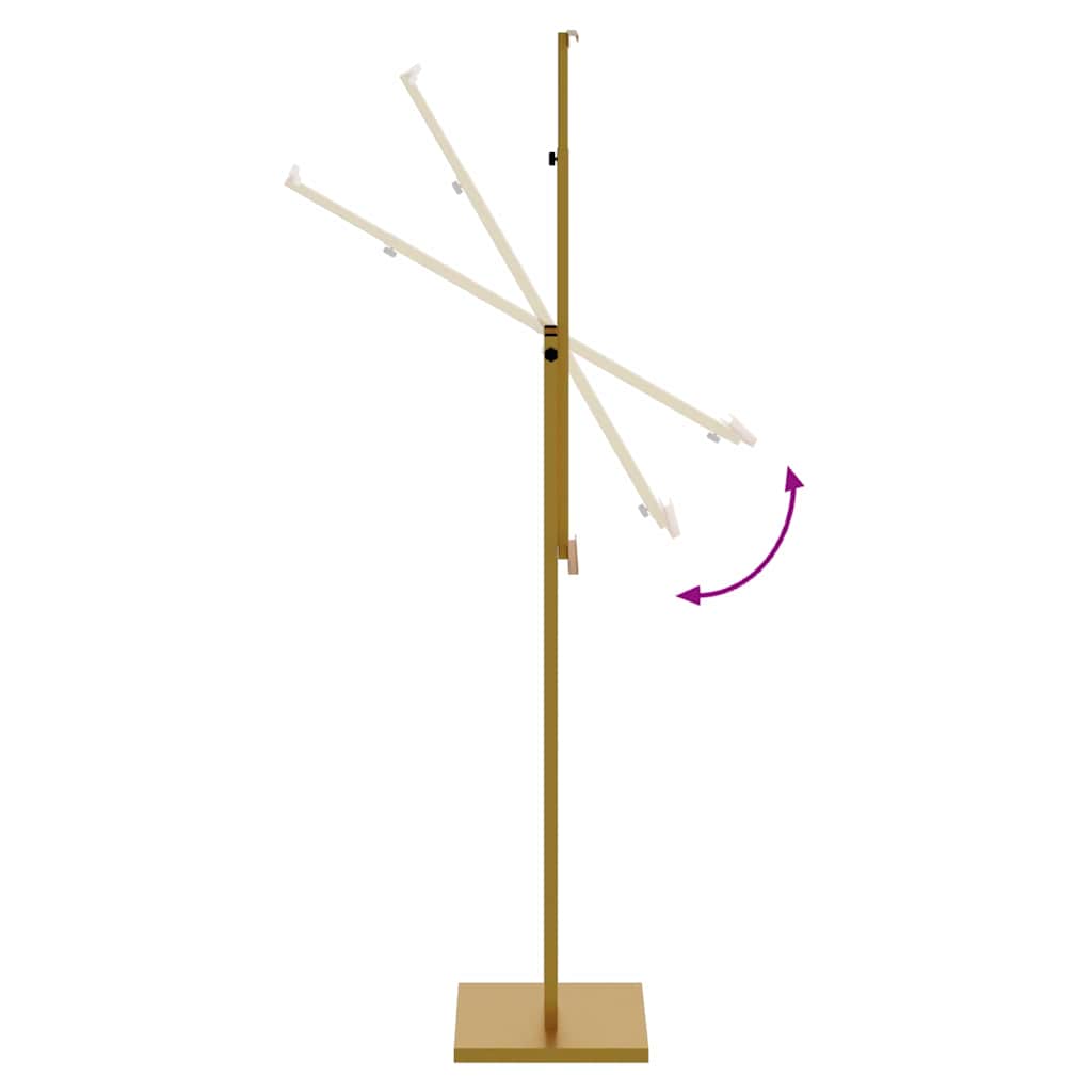 Panouri pentru Târguri 2 pcs Auriu 26.5 x 26.5 x 127 cm Fier GartenMobel Dekor