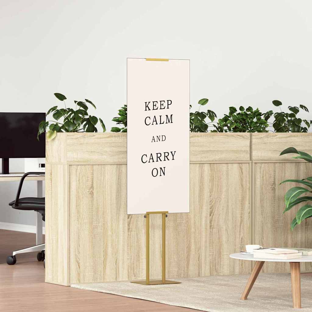 Panouri pentru Târguri 2 pcs Auriu 30 x 24 x 208 cm Fier GartenMobel Dekor