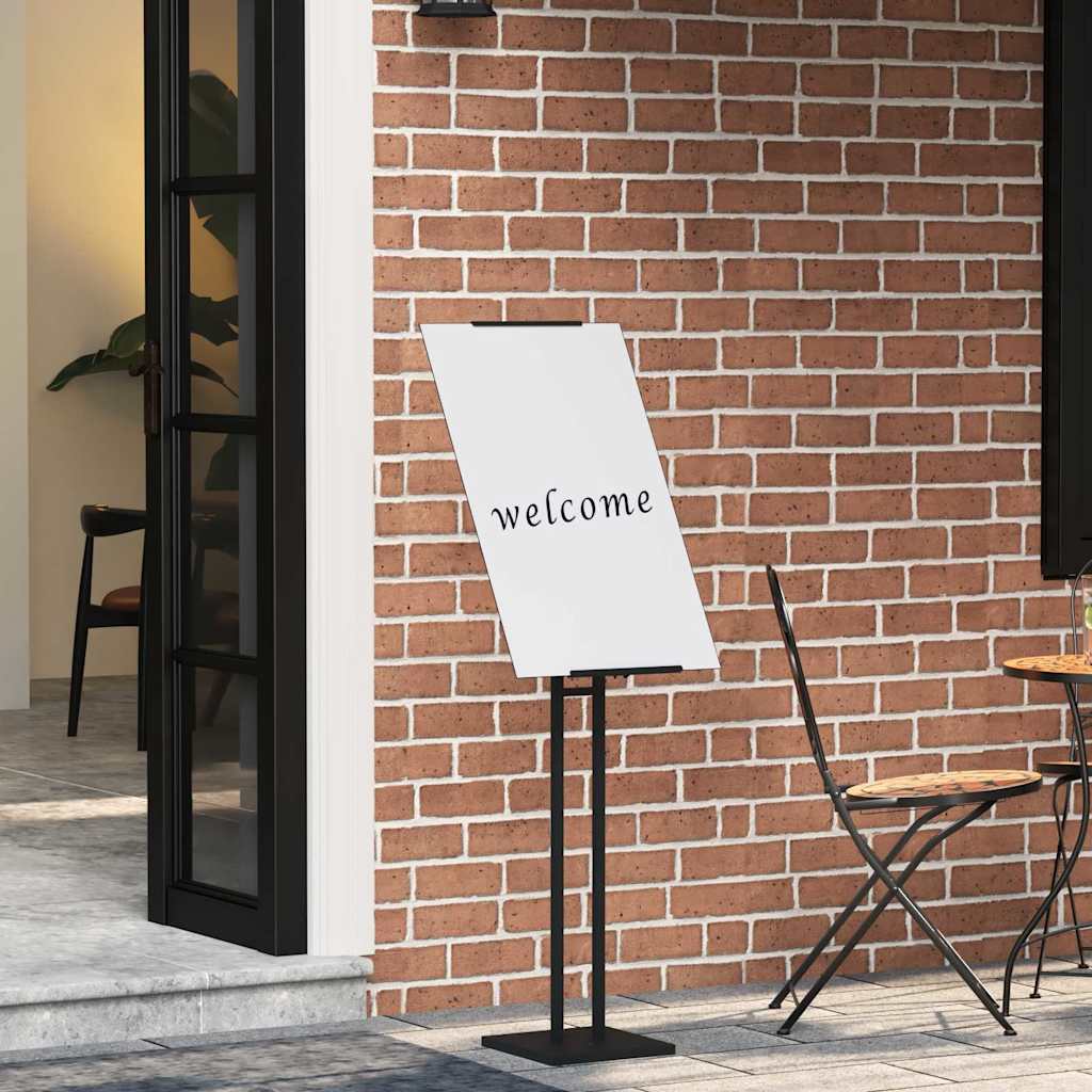 Panouri pentru Târguri 2 pcs Negru 26.5 x 26.5 x 127 cm Fier GartenMobel Dekor