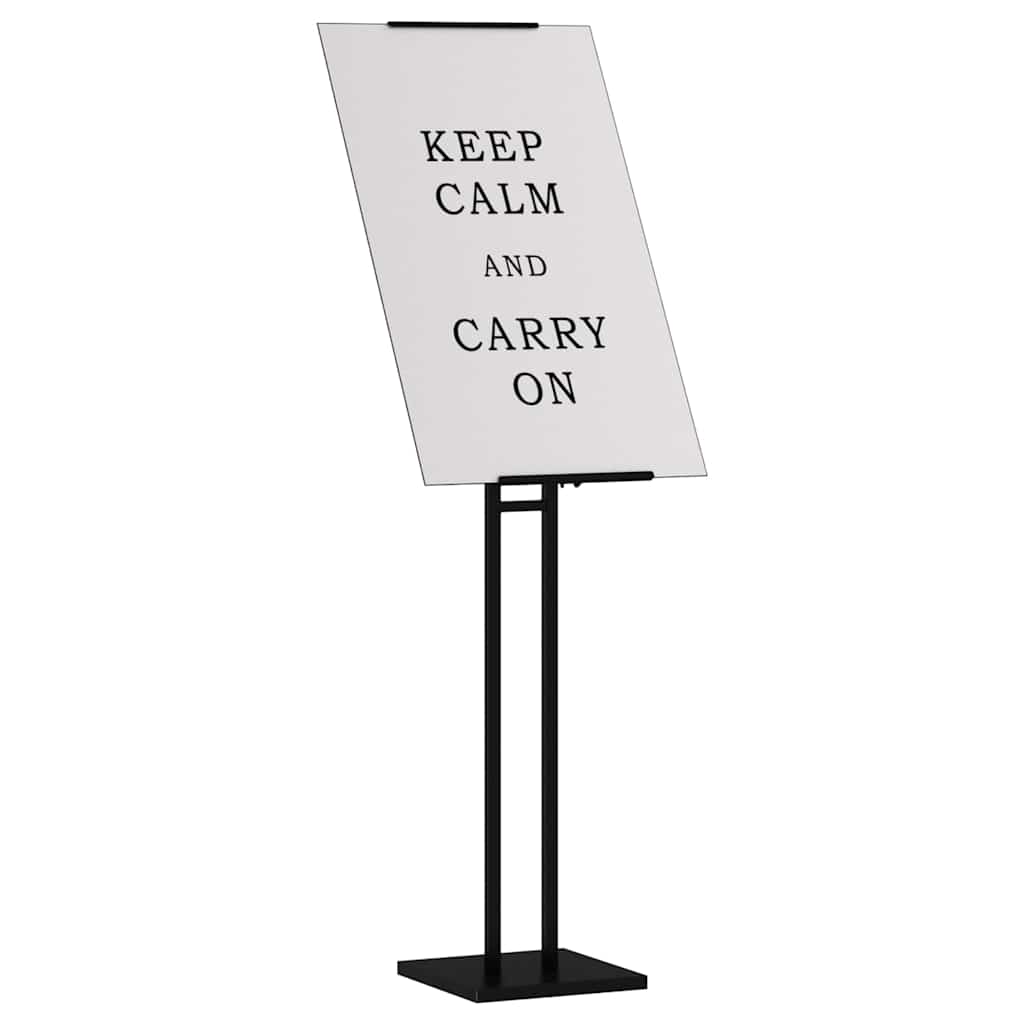 Panouri pentru Târguri 2 pcs Negru 26.5 x 26.5 x 127 cm Fier GartenMobel Dekor