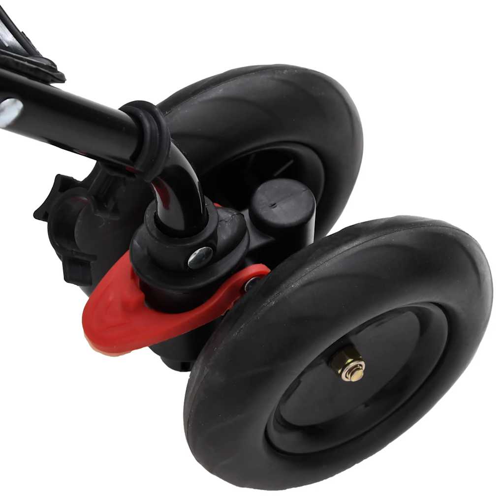 Cărucior pentru copii, antracit și negru, oțel GartenMobel Dekor