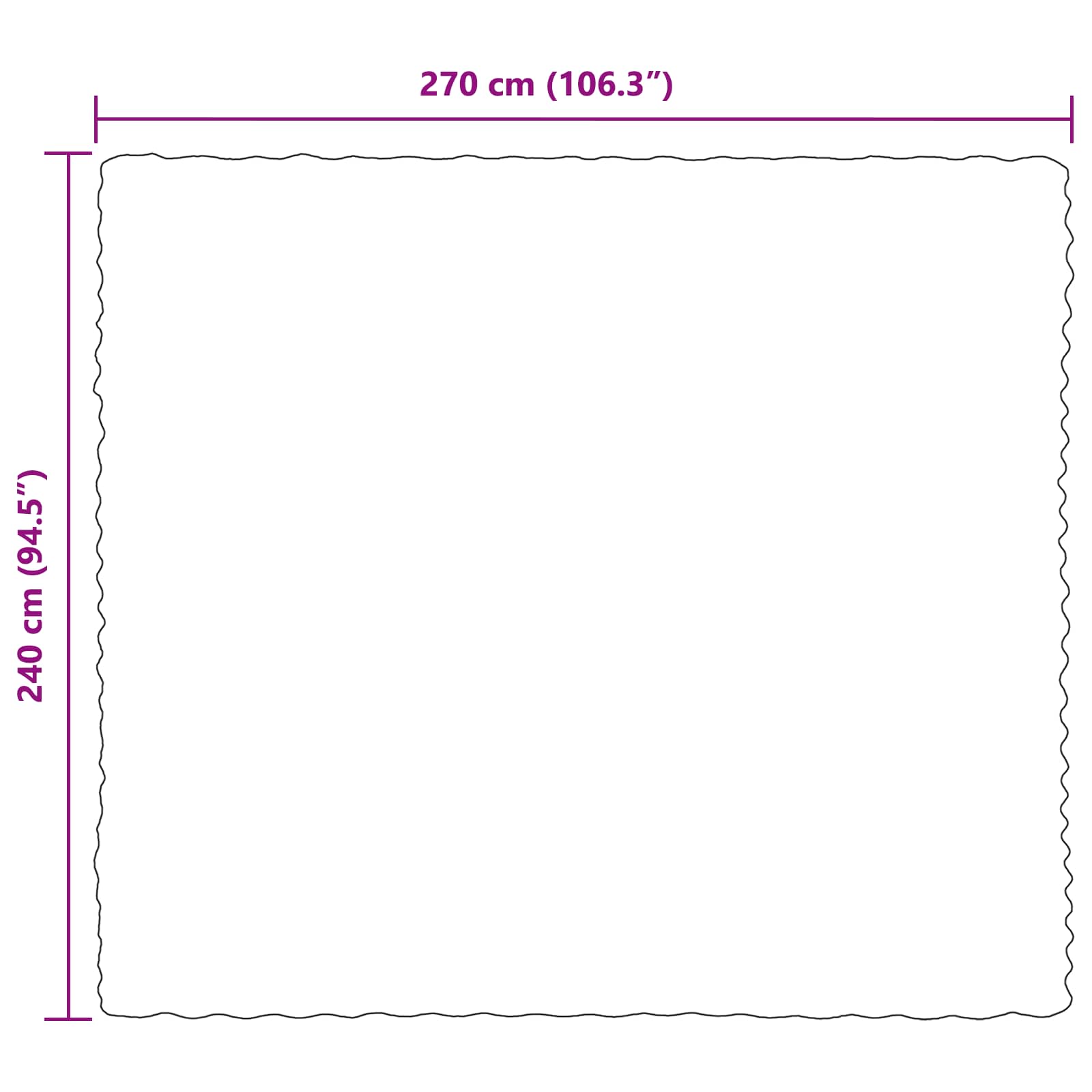 Pătură din Blană sintetică de Iepure Gri 240 x 270 cm Poliester GartenMobel Dekor