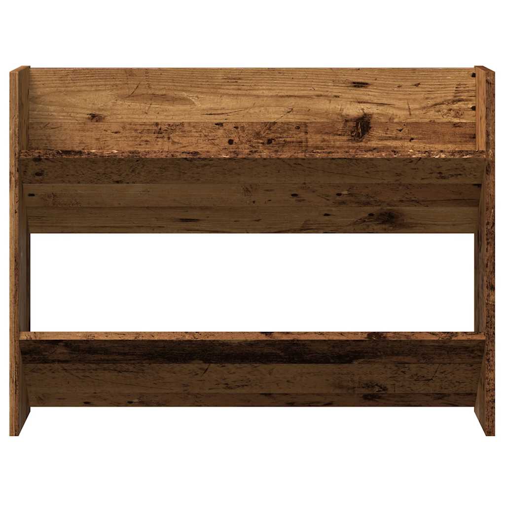 Pantofar de perete, lemn vechi, 80x18x60 cm, lemn prelucrat GartenMobel Dekor