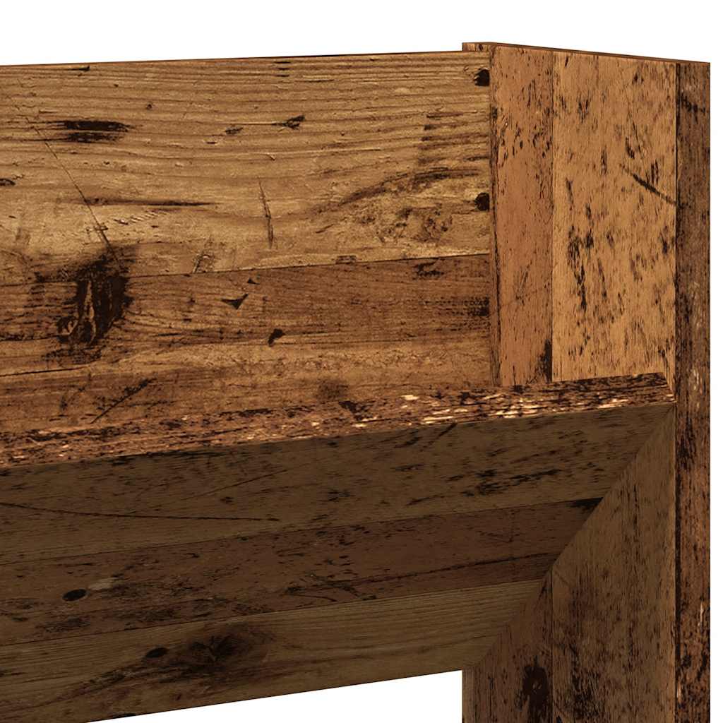 Pantofar de perete, lemn vechi, 80x18x60 cm, lemn prelucrat GartenMobel Dekor