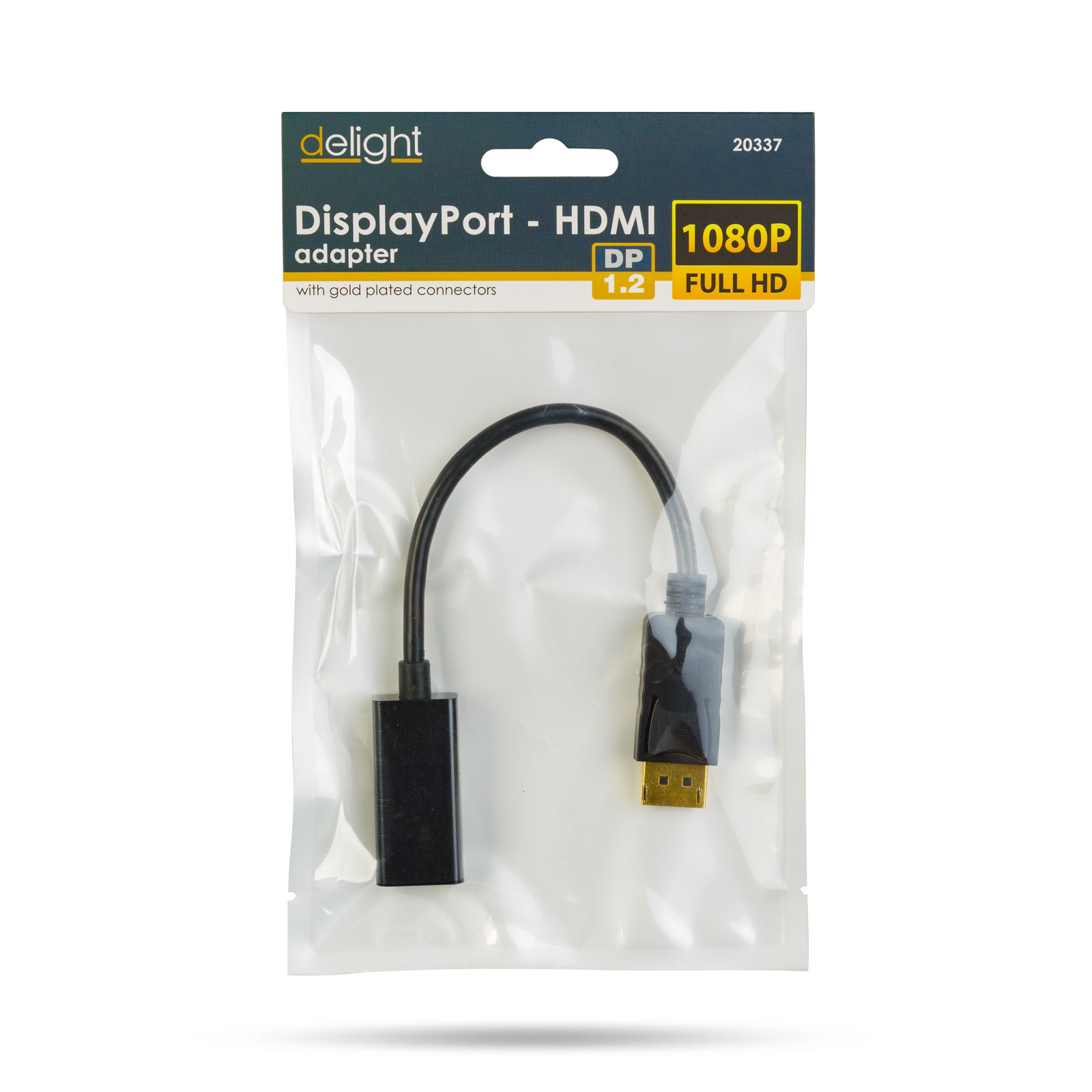Adaptor DisplayPort la HDMI – FullHD 1080p@60Hz – 25 cm Aurit Best CarHome