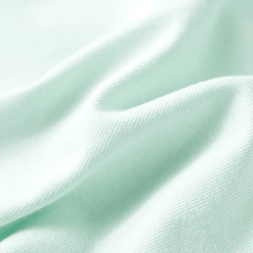 Tricou copii, verde mentă deschis, 116 GartenMobel Dekor