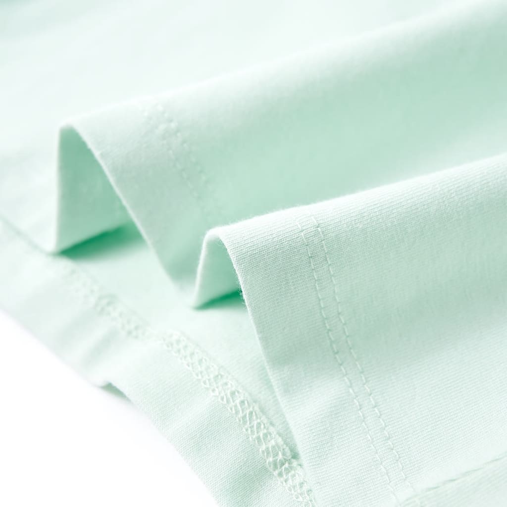 Tricou pentru copii, verde mentă deschis, 128 GartenMobel Dekor