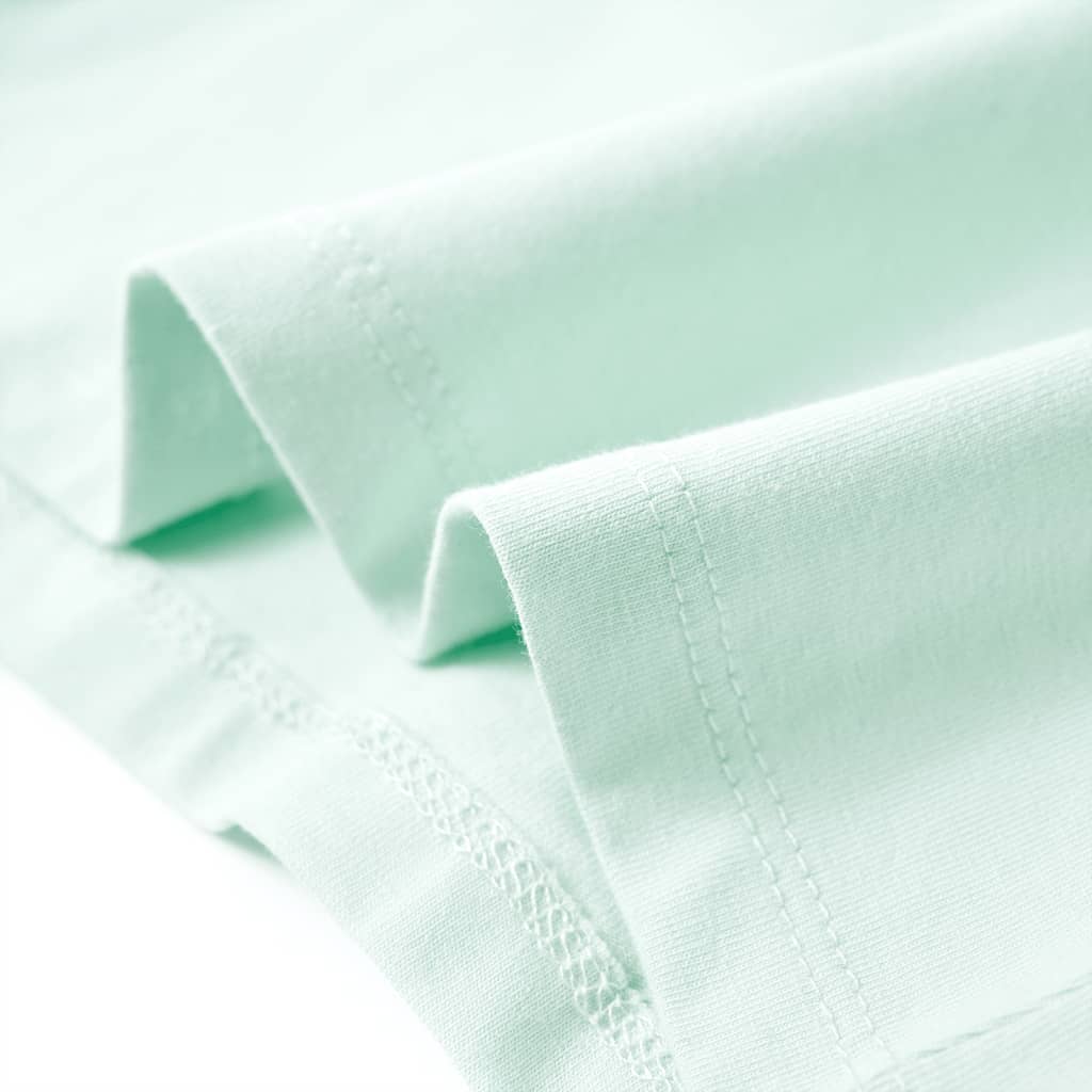 Tricou pentru copii, verde mentă deschis, 140 GartenMobel Dekor