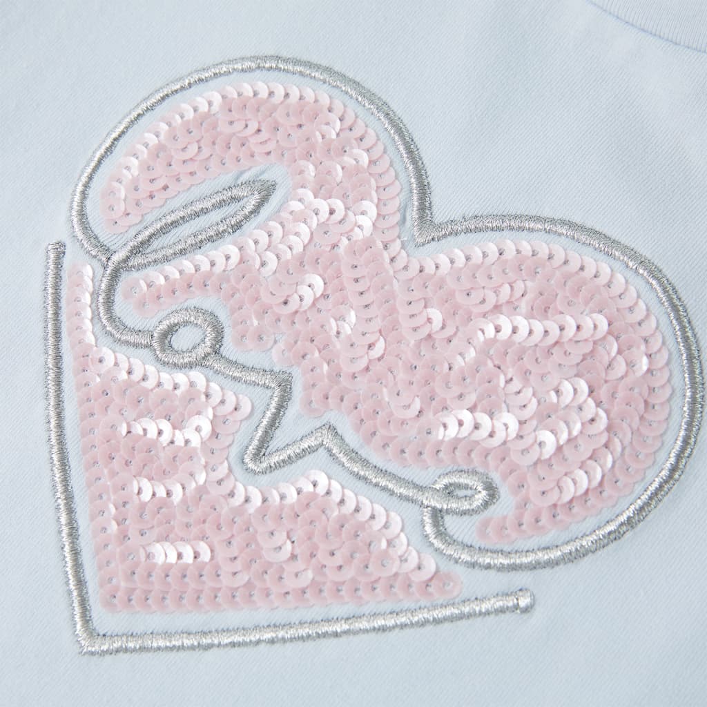 Tricou pentru copii, albastru deschis, 116 GartenMobel Dekor