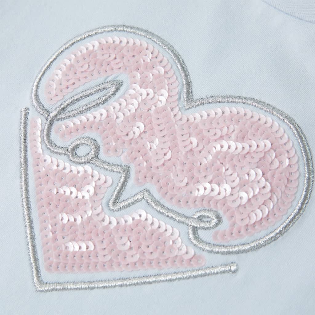 Tricou pentru copii, albastru deschis, 92 GartenMobel Dekor