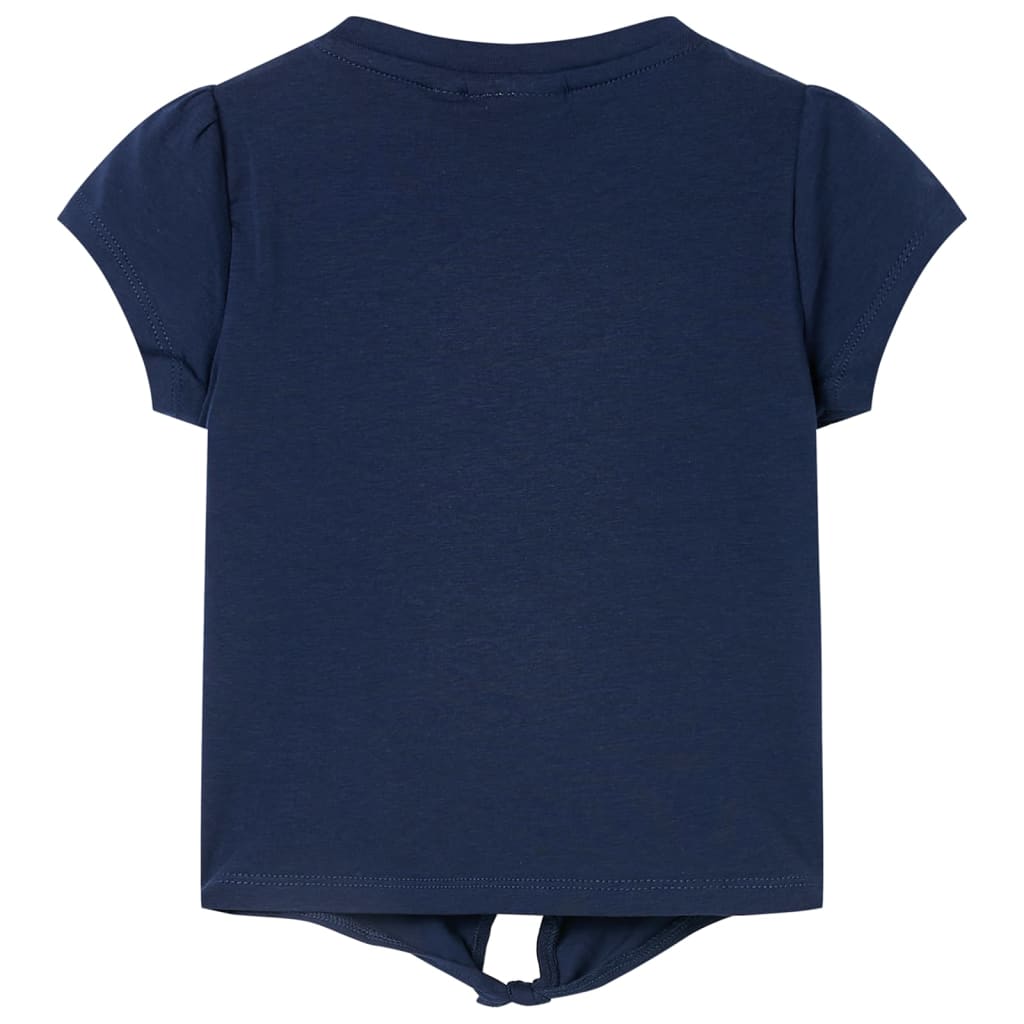 Tricou pentru copii, bleumarin, 128 GartenMobel Dekor