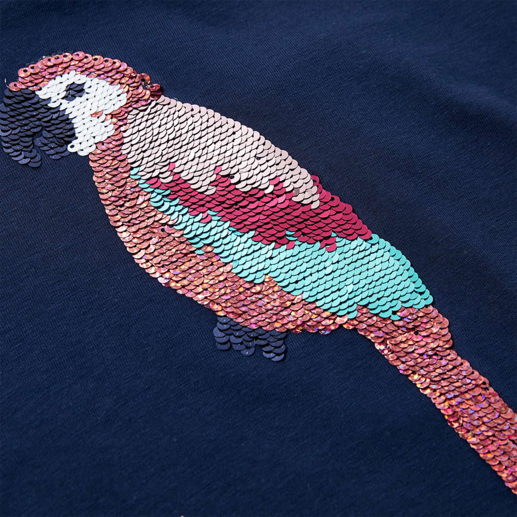 Tricou pentru copii, bleumarin, 128 GartenMobel Dekor