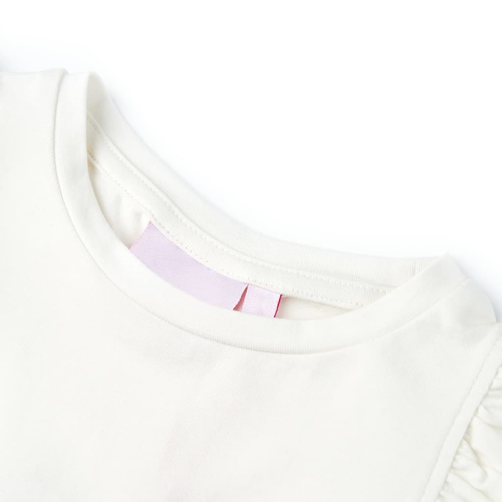Tricou pentru copii, ecru, 140 GartenMobel Dekor