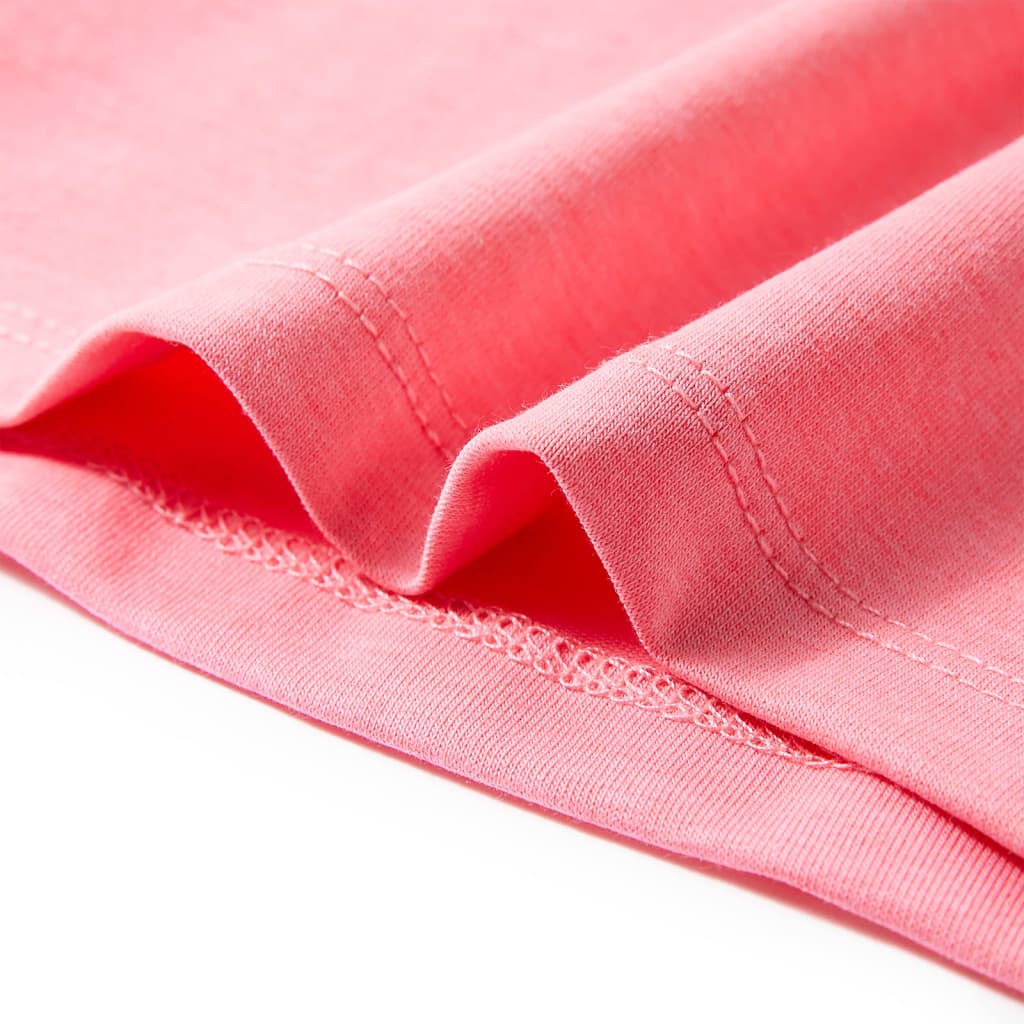 Tricou pentru copii, roz neon, 116 GartenMobel Dekor