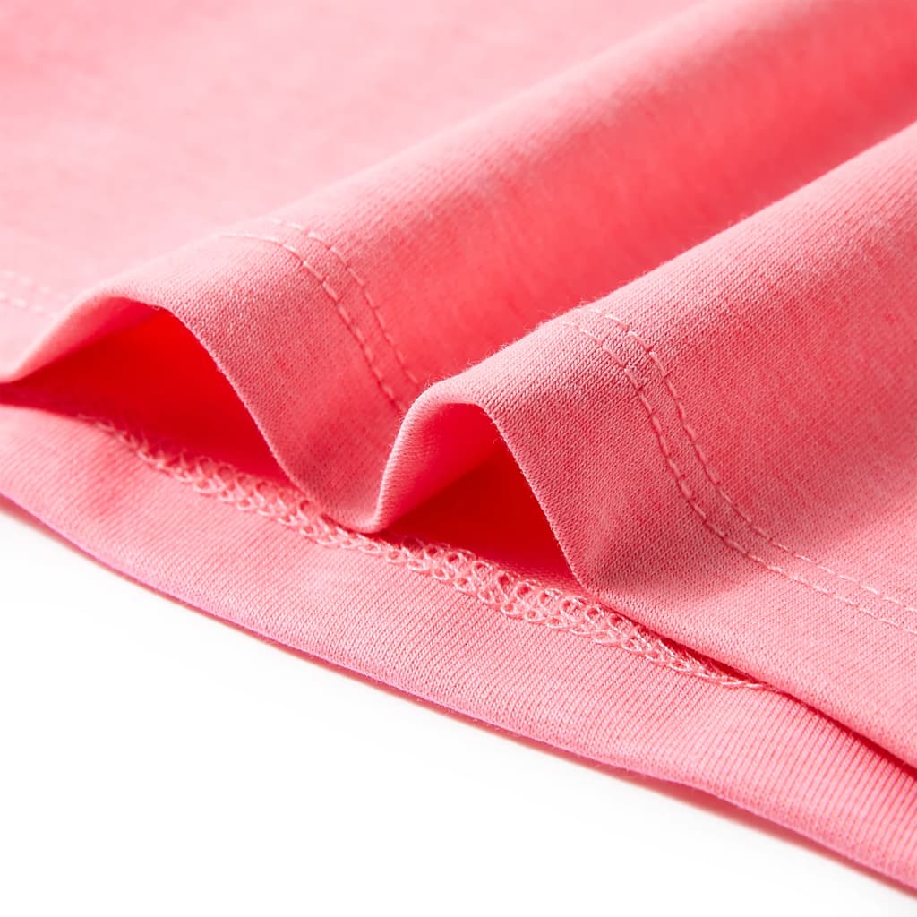 Tricou pentru copii, roz neon, 140 GartenMobel Dekor