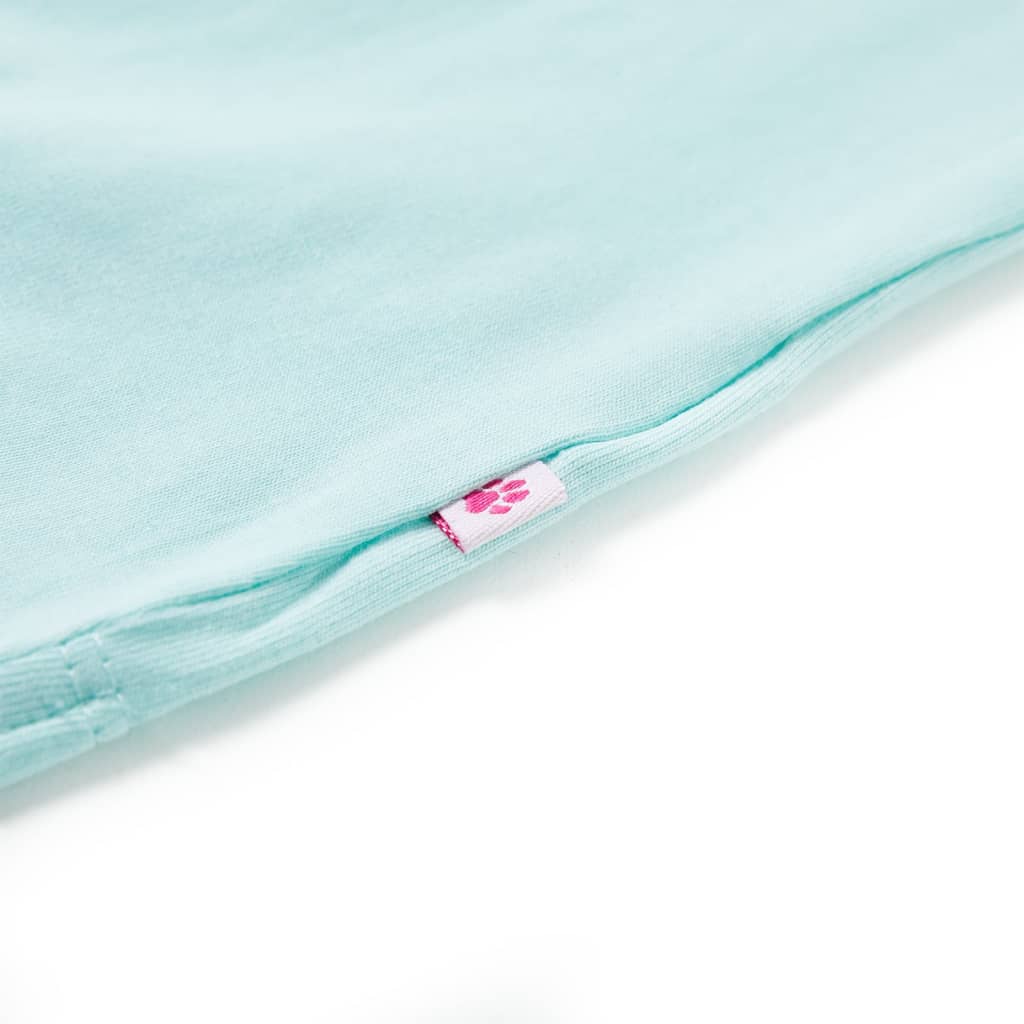 Tricou pentru copii, turcoaz deschis, 140 GartenMobel Dekor
