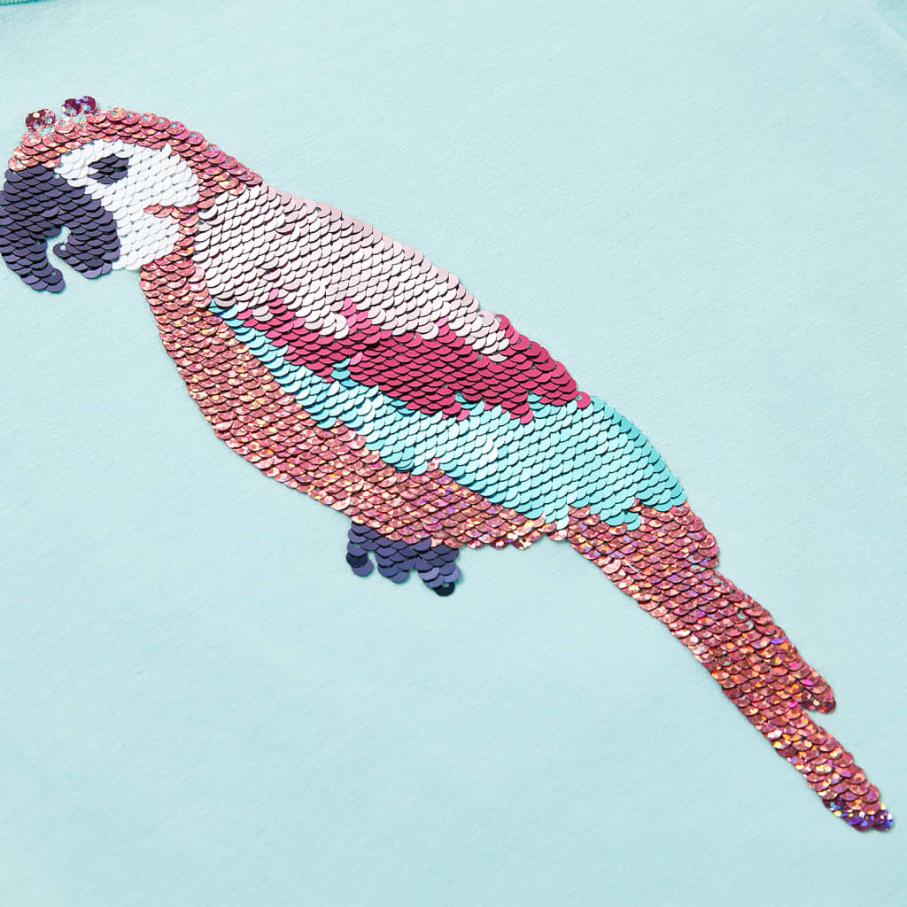 Tricou pentru copii, turcoaz deschis, 140 GartenMobel Dekor