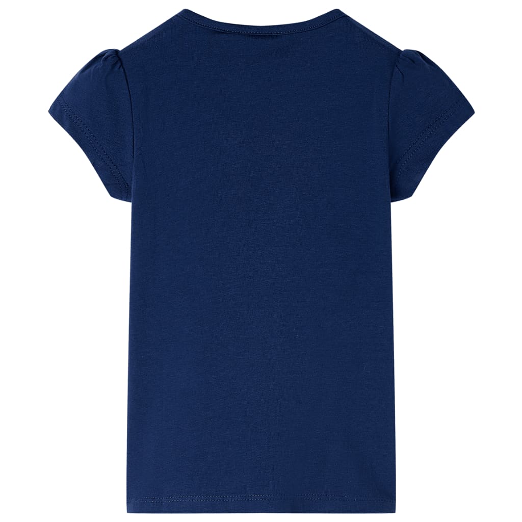 Tricou pentru copii, bleumarin, 104 GartenMobel Dekor