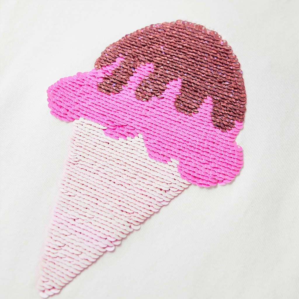 Tricou pentru copii, crem ecru, 104 GartenMobel Dekor