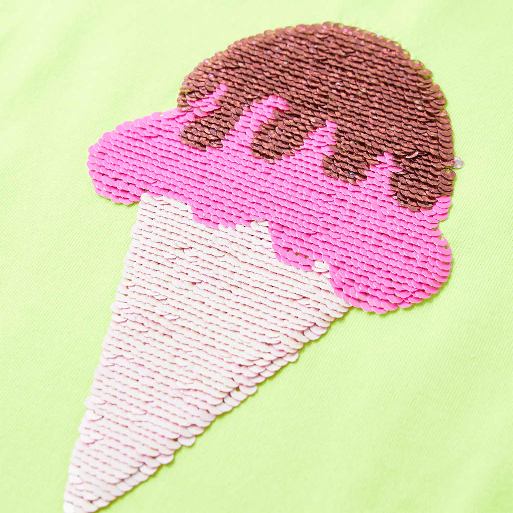 Tricou pentru copii, galben neon, 104 GartenMobel Dekor