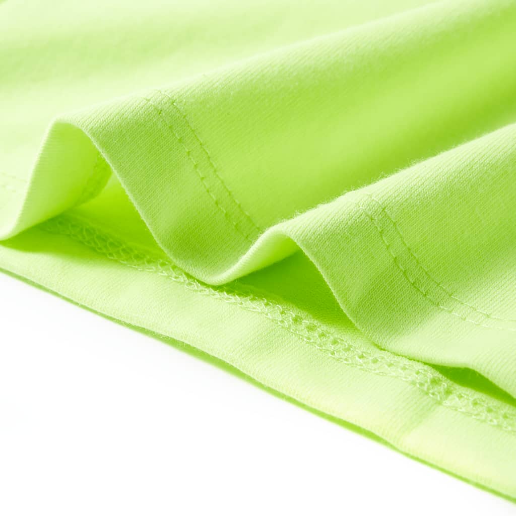 Tricou pentru copii, galben neon, 128 GartenMobel Dekor