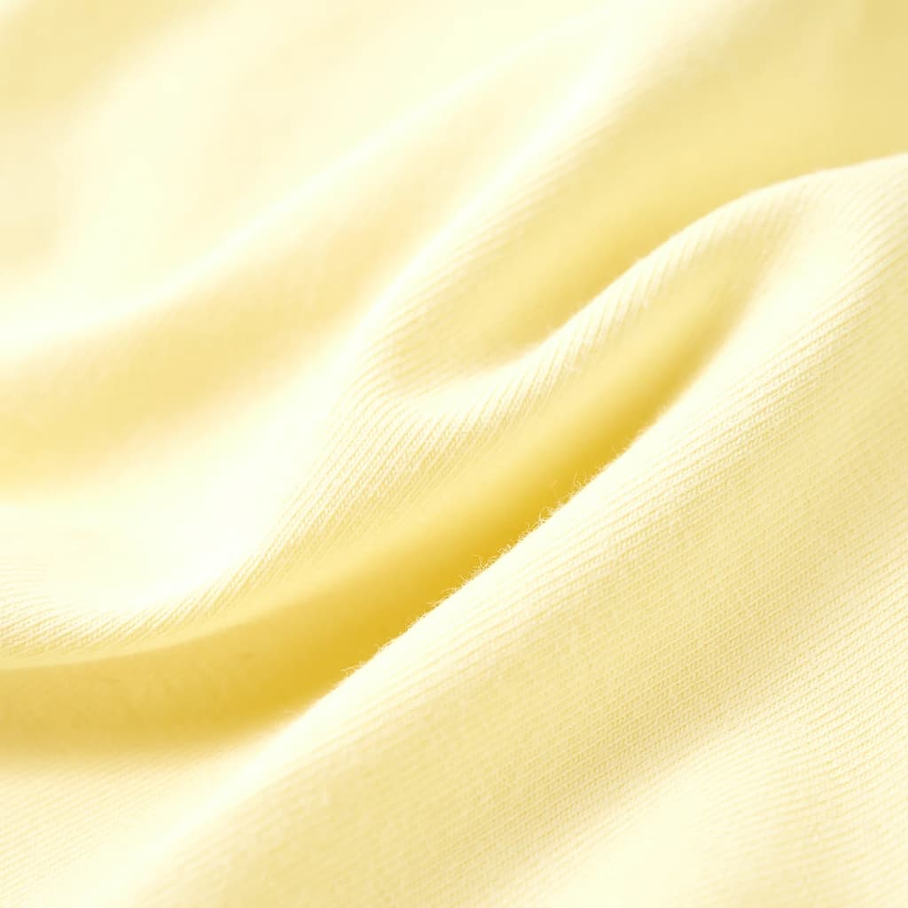 Tricou pentru copii, galben pal, 128 GartenMobel Dekor