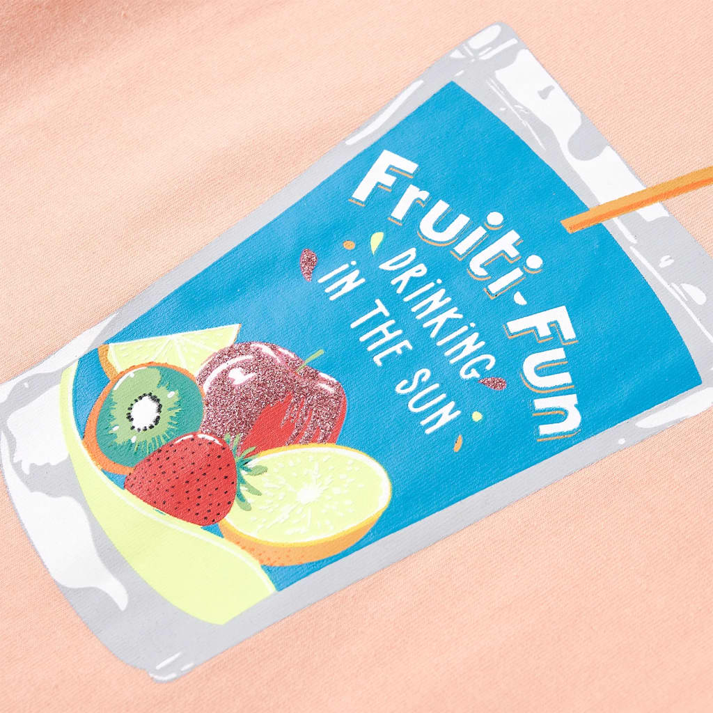 Tricou pentru copii, portocaliu deschis, 140 GartenMobel Dekor