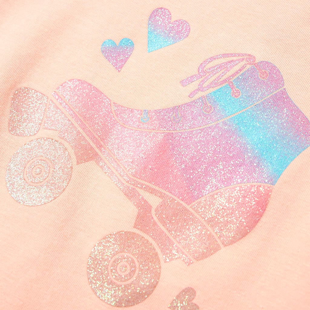 Tricou pentru copii, portocaliu deschis, 92 GartenMobel Dekor