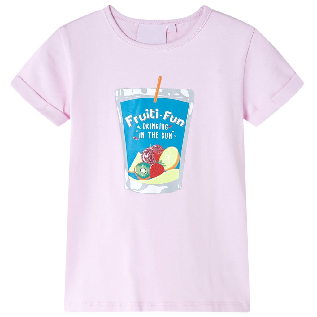 Tricou pentru copii, roz pal, 104 GartenMobel Dekor