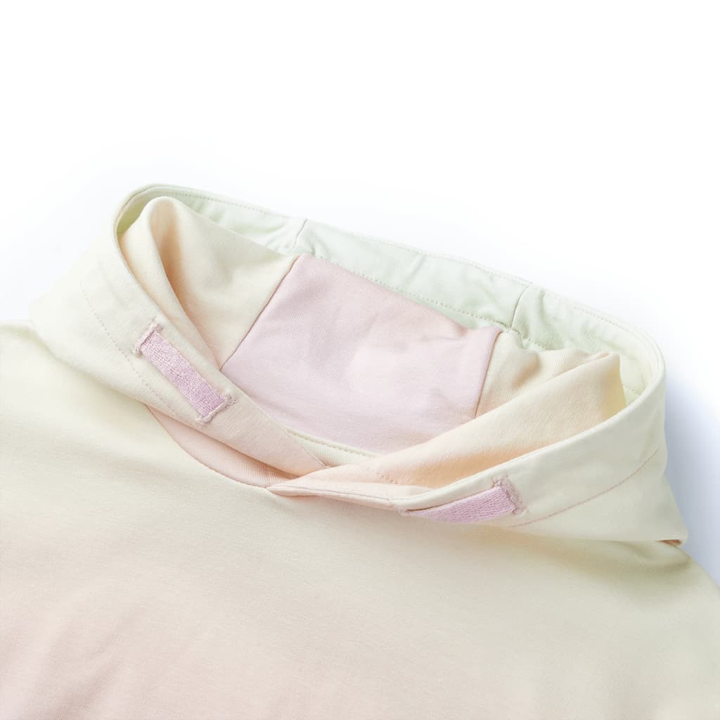 Hanorac cu glugă pentru copii, alb stelar, 104 GartenMobel Dekor