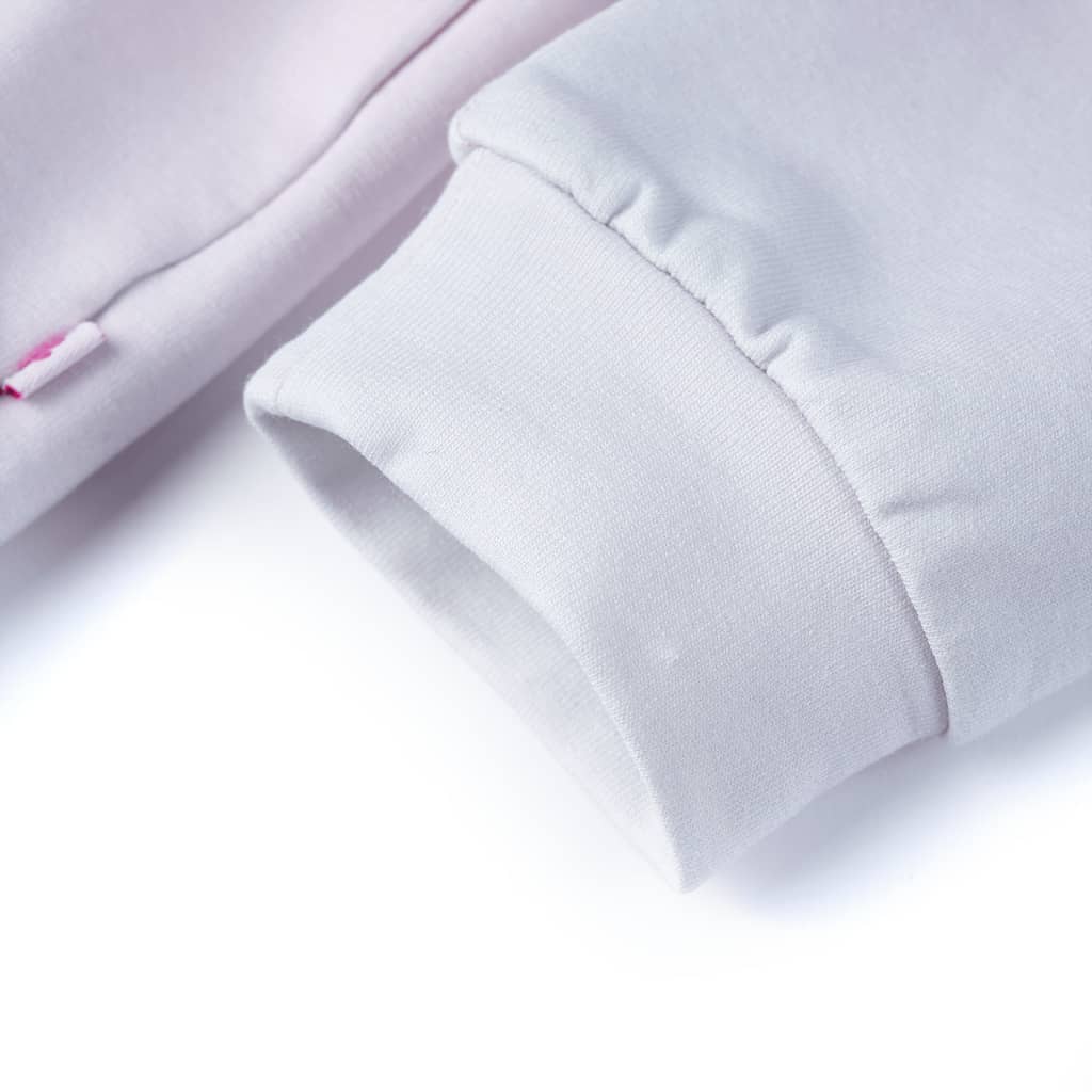 Hanorac cu glugă pentru copii, alb stelar, 128 GartenMobel Dekor